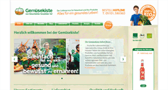 Desktop Screenshot of gemuesekiste.com