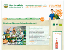 Tablet Screenshot of gemuesekiste.com